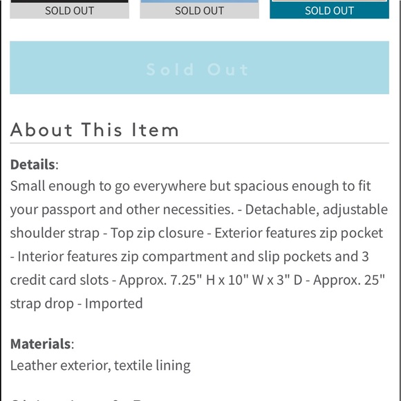 Sam Edelman Maisie  triple compartment crossbody - Picture 5 of 6